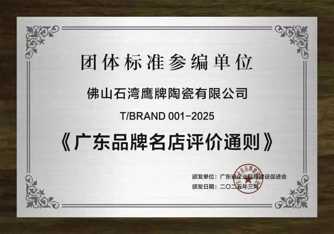 重大喜訊｜鷹牌陶瓷入選2025“國貨之光”計劃，參與制定品牌標準(圖5)