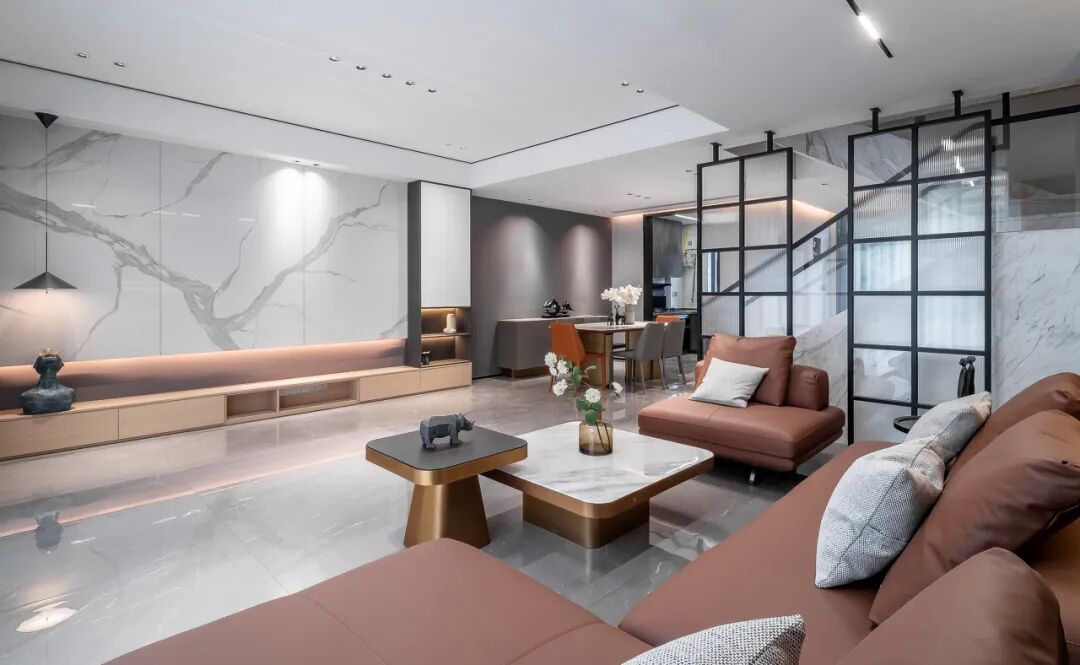 百萬案例｜280m2現代簡約風，簡單又不失質感，住的超舒心(圖5)